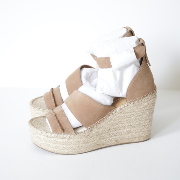 Dolce Vita Simi Suede Ankle Strap Wedge Sandal 9.5 NEW - Picture 3 of 8
